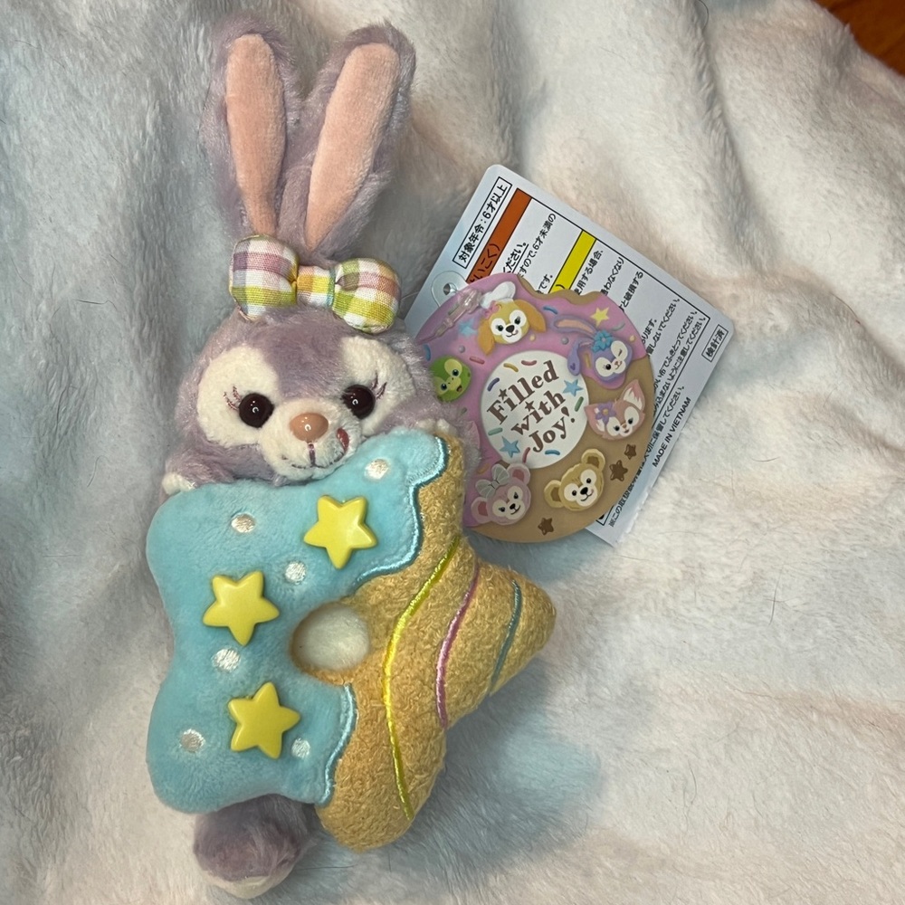 Disney Sea 20th Anniversary Stellalou Plush Badge Duffy Friends